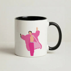 Harry Black Coat  Coffee Black Mug