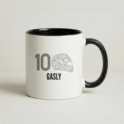 Gasly Helmet 2026 Coffee Black Mug