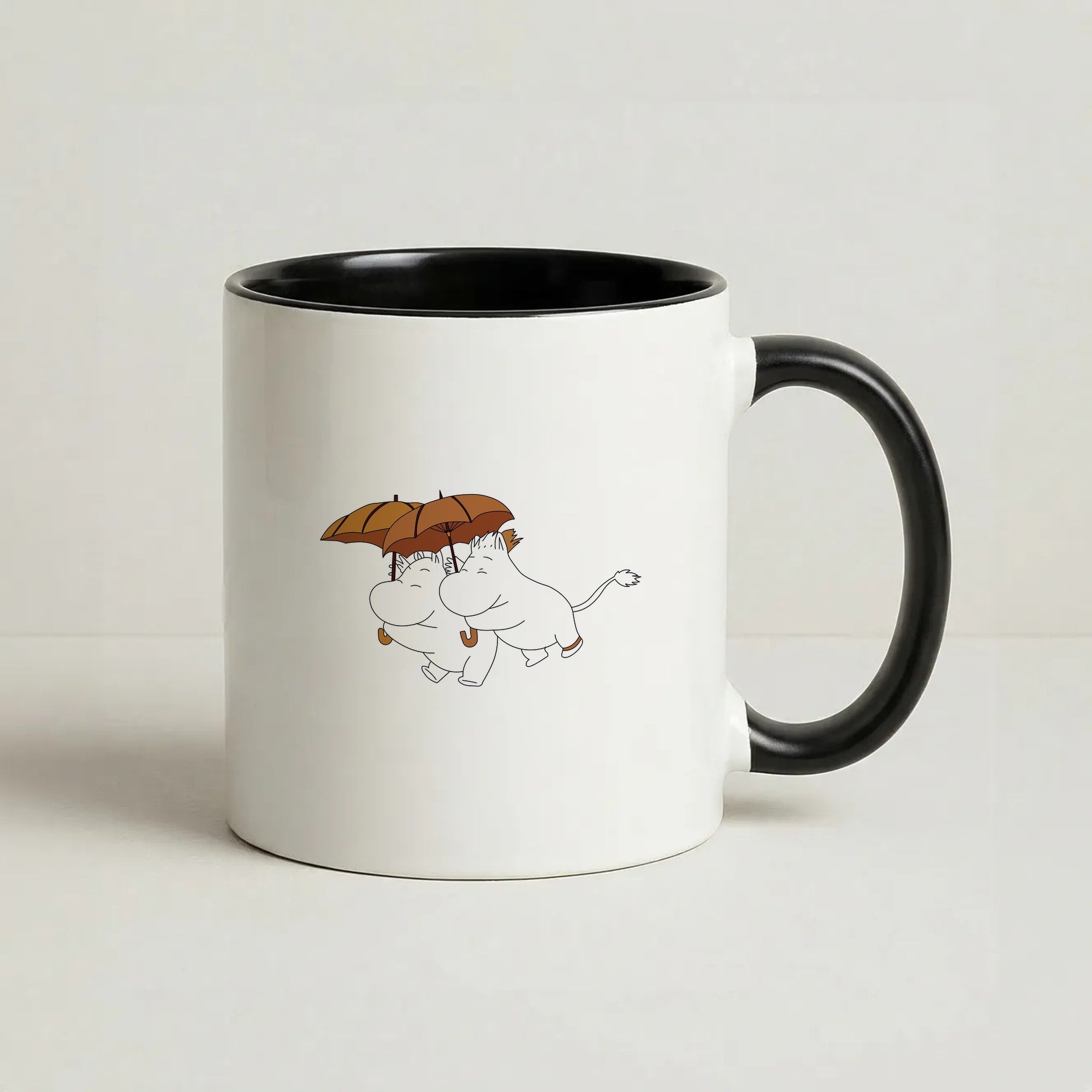 Moom Umbrellas Coffee Black Mug