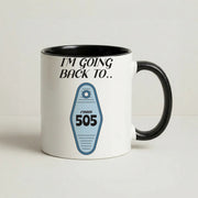 I'm Going Back To 505 Keyring Mug 4