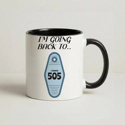 I'm Going Back To 505 Keyring Coffee Black Mug