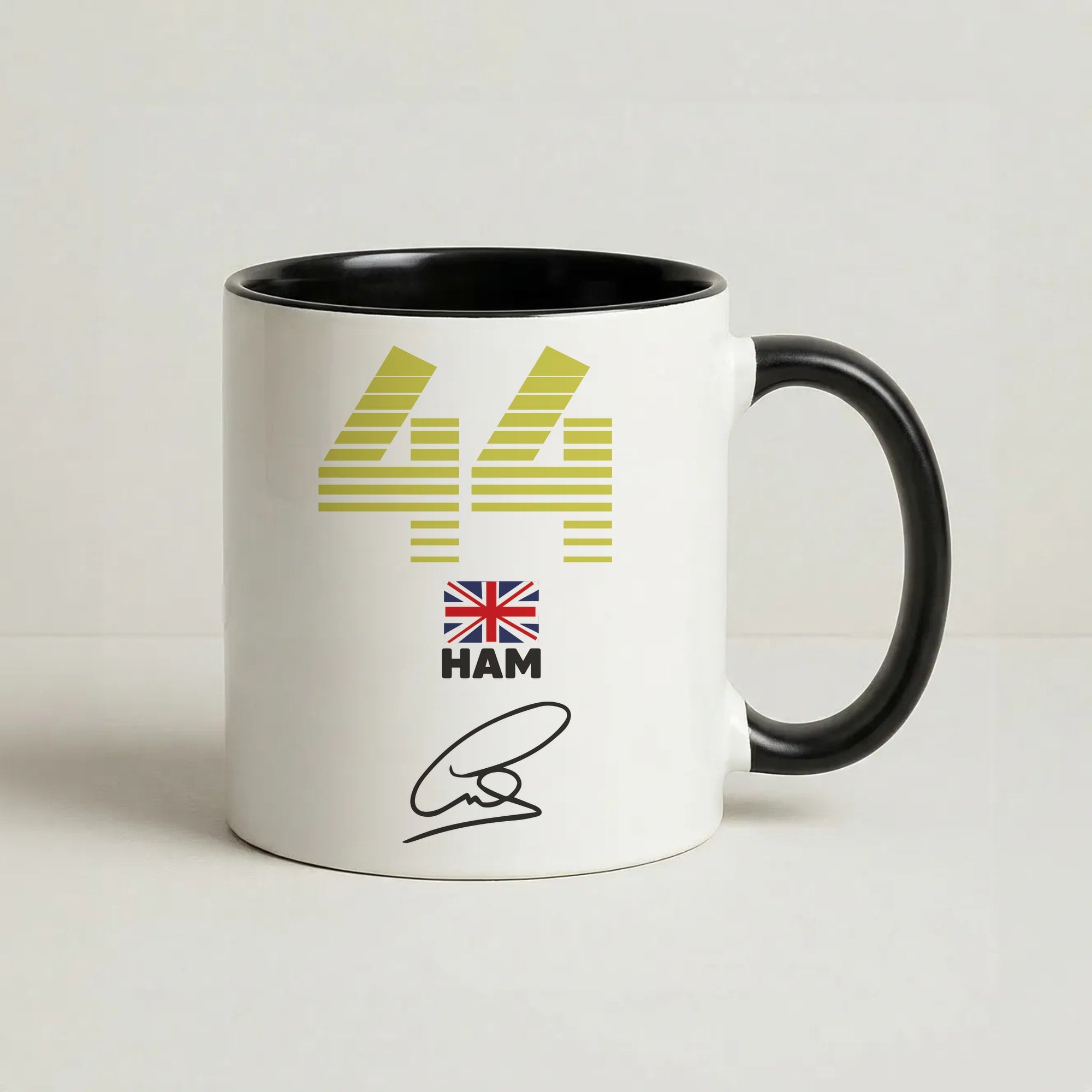 Lewis Hamilton - F1 Coffee Black Mug