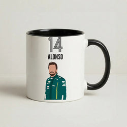 Alonso 2026 Coffee Black Mug