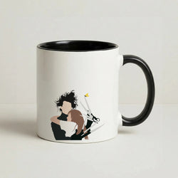 Edward And Kim -Scissorhands Coffee Black Mug