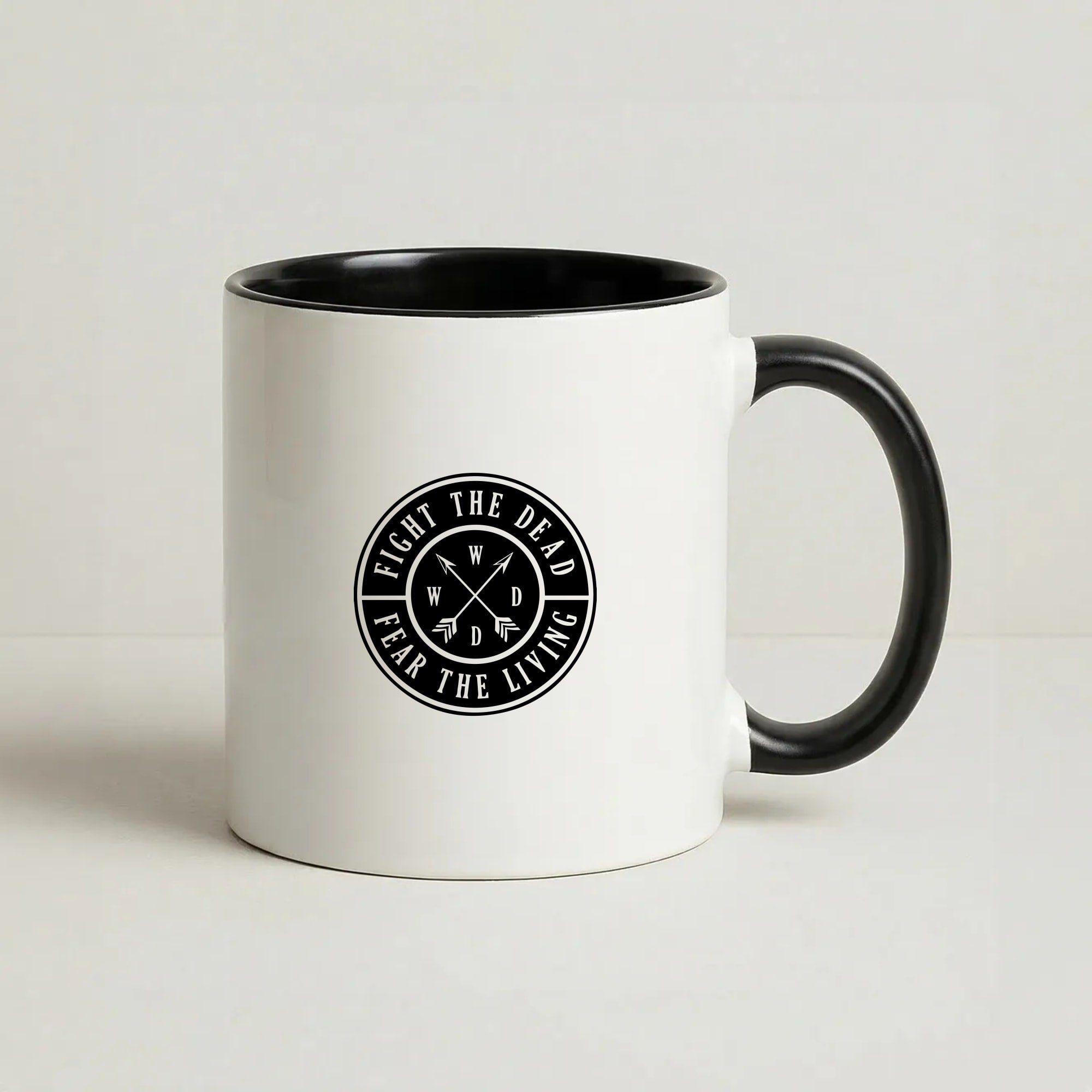 Fight The Dead, Fear The Living - TWD Coffee Black Mug