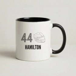Hamilton Helmet 2026 Coffee Black Mug