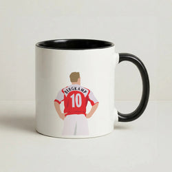 Bergkamp - Football Coffee Black Mug