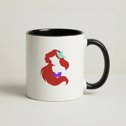 Ariel Coffee Black Mug