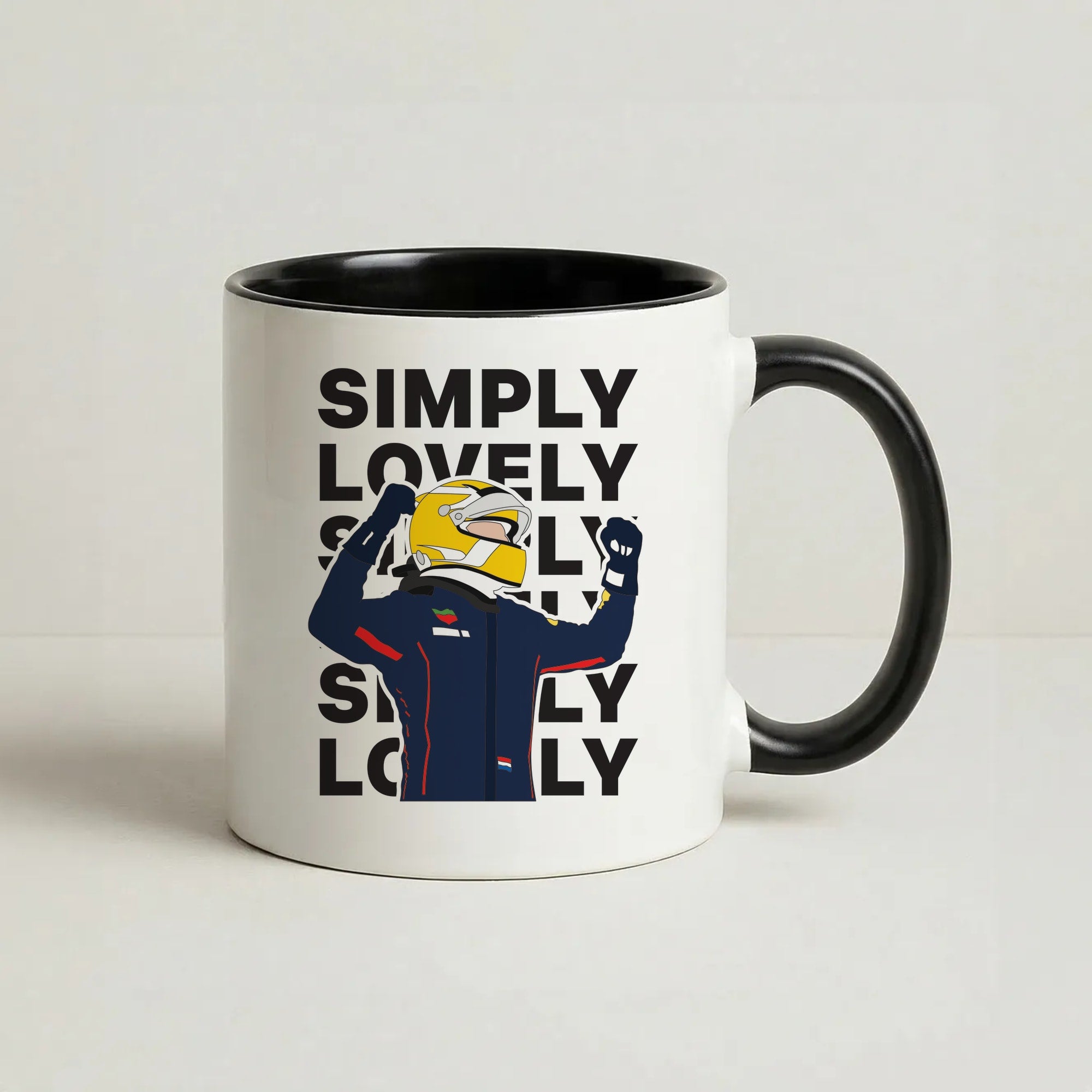 Max Simply Lovely Coffee Black Mug