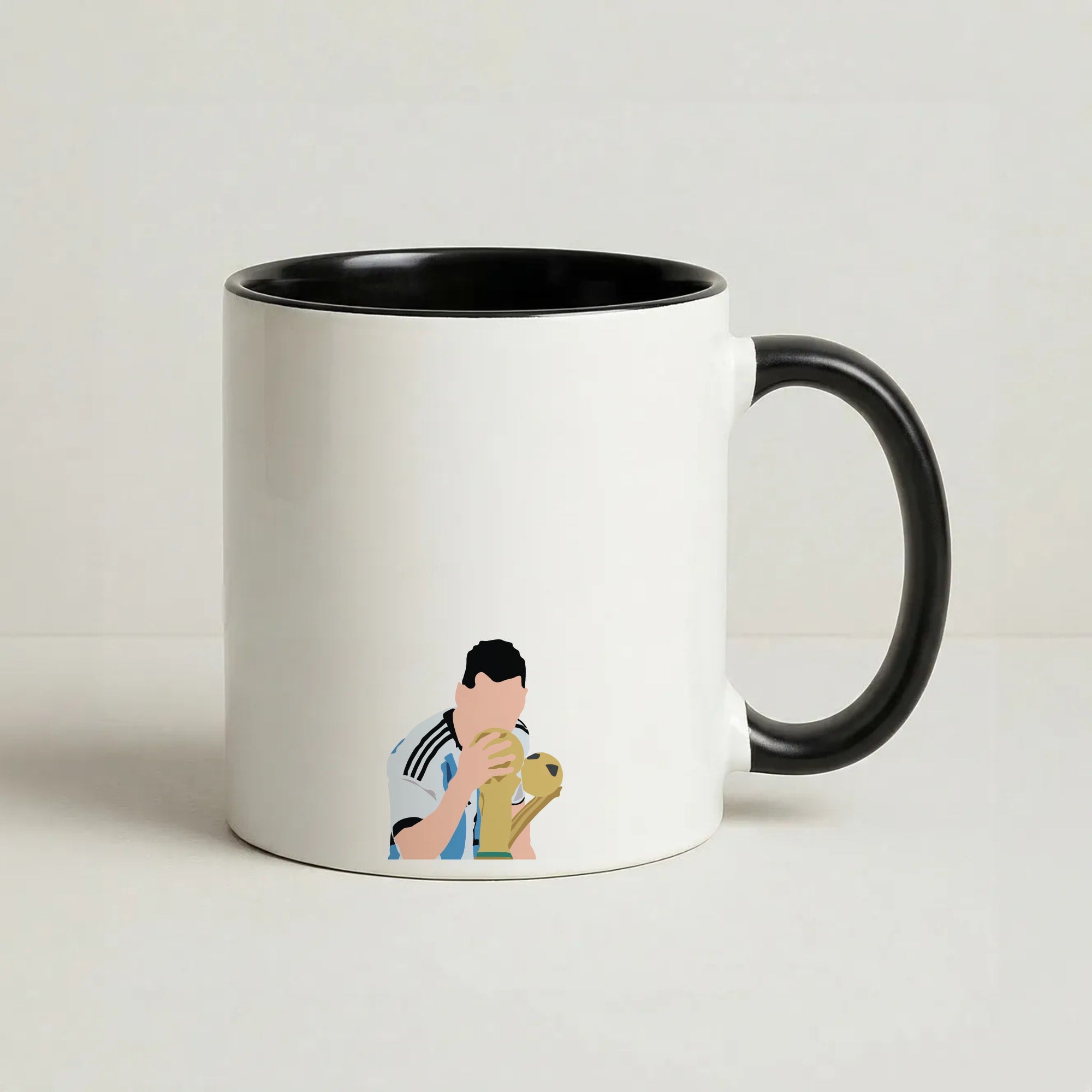 GOAT - Messi Coffee Black Mug