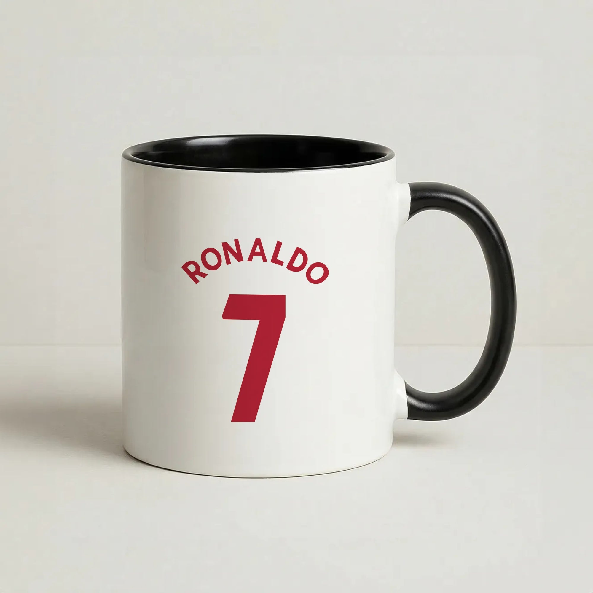 Iconic 7 - Ronaldo Coffee Black Mug
