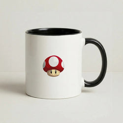 Toad - Mario Coffee Black Mug