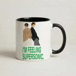 I'm Feeling Supersonic  Coffee Black Mug