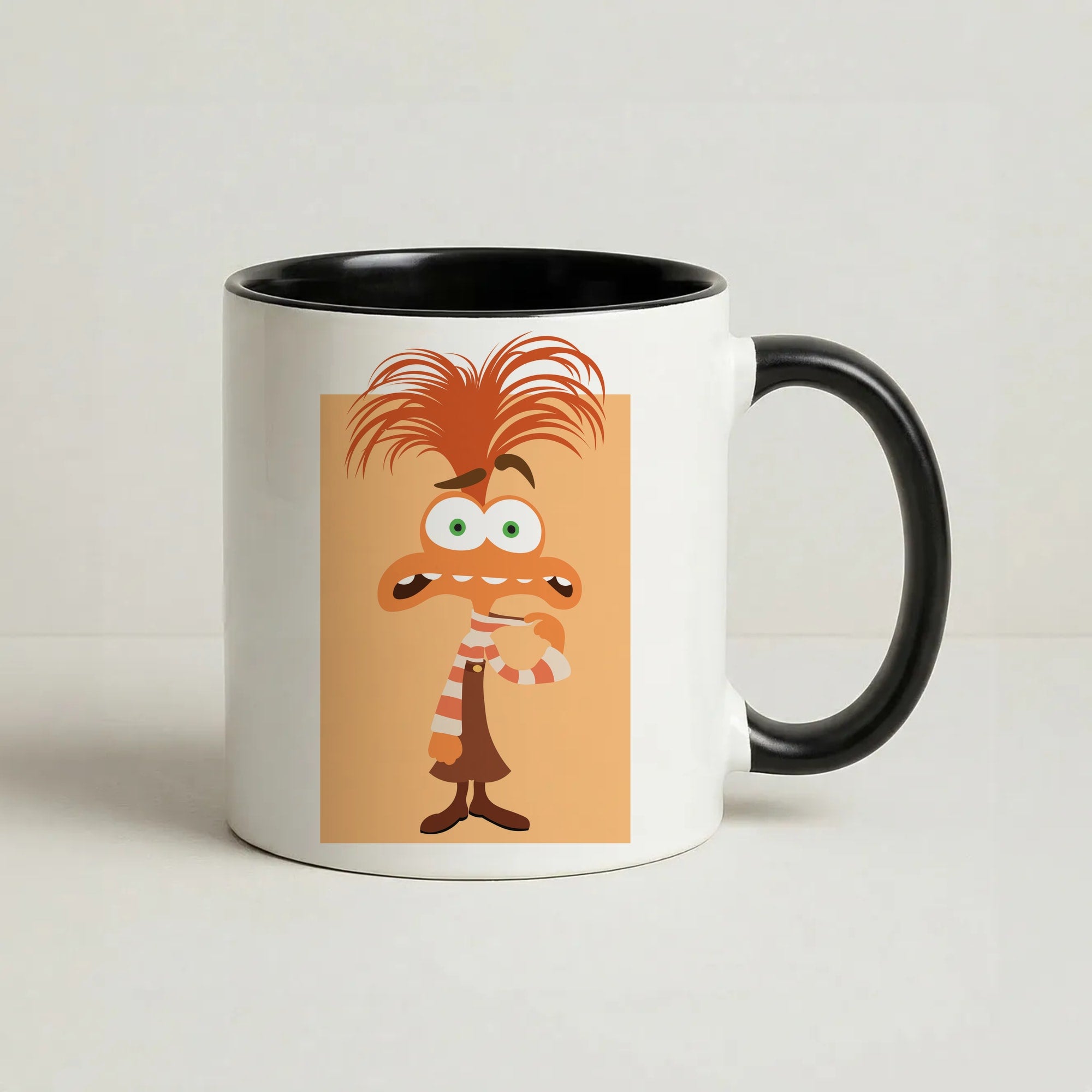 Anxiety - Inside Out Coffee Black Mug