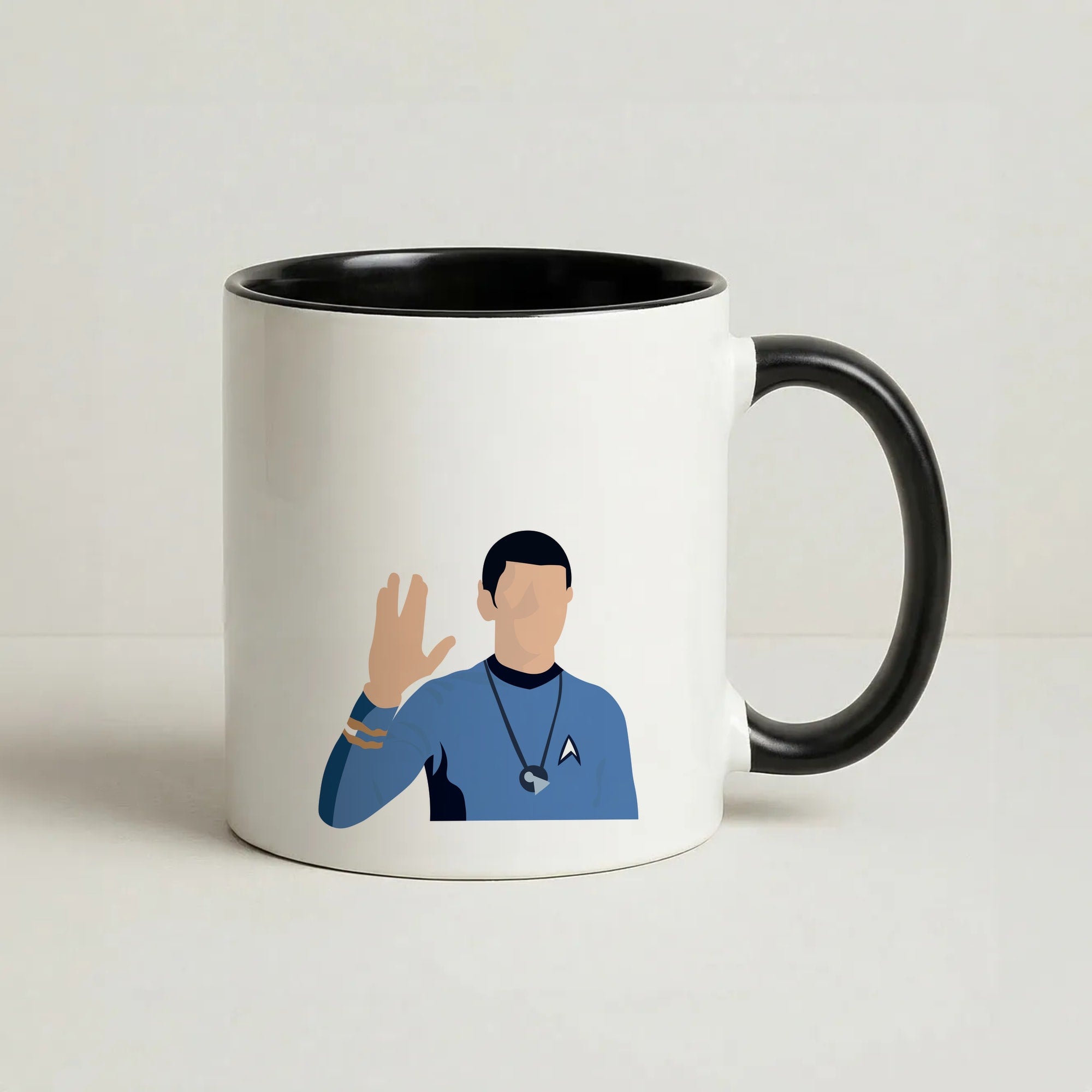 Spock Coffee Black Mug