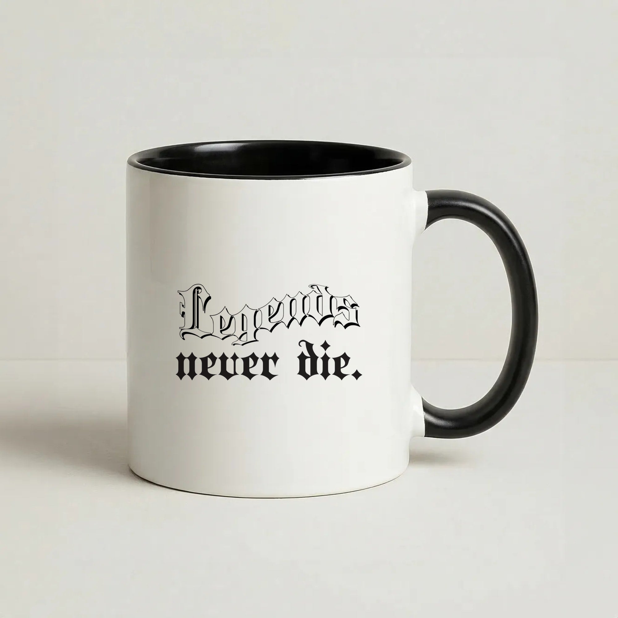 Legends Never Die - Juice Coffee Black Mug