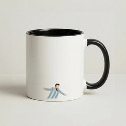 Goal - Messi Coffee Black Mug