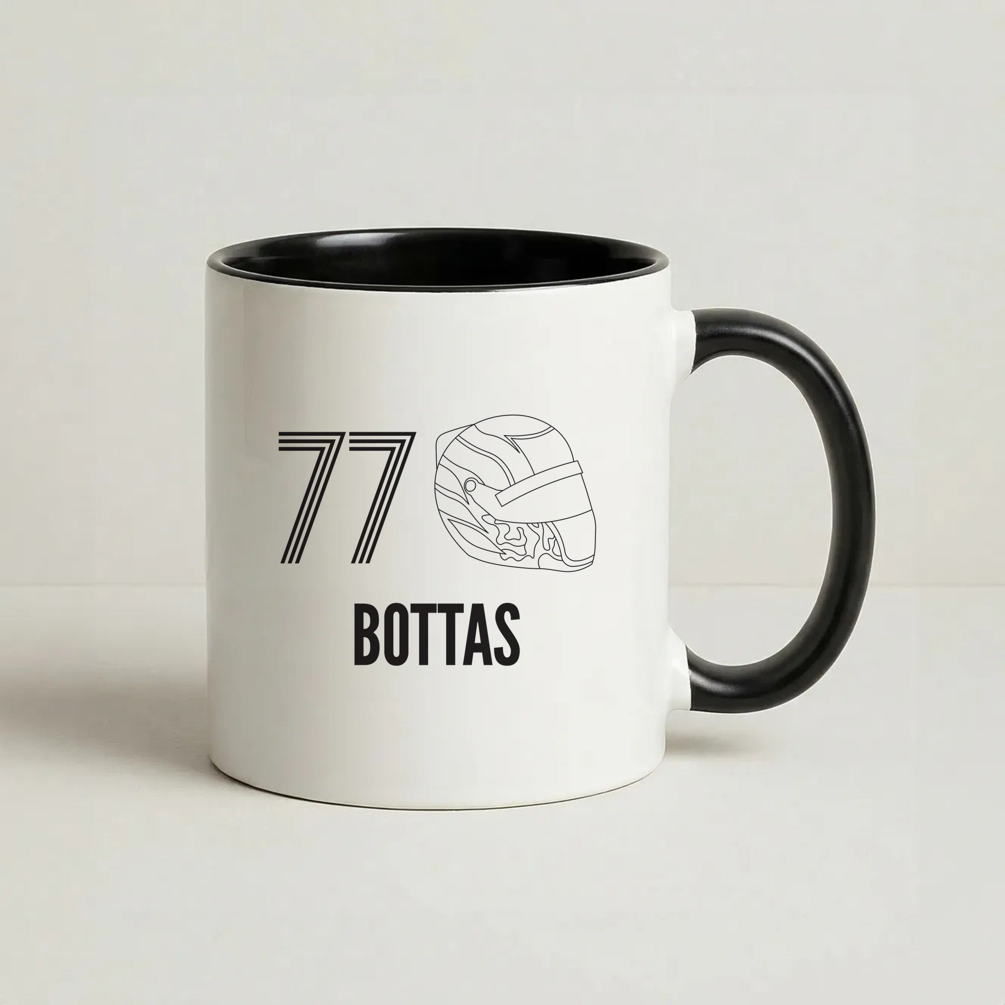 Bottas Helmet 2026 Coffee Black Mug