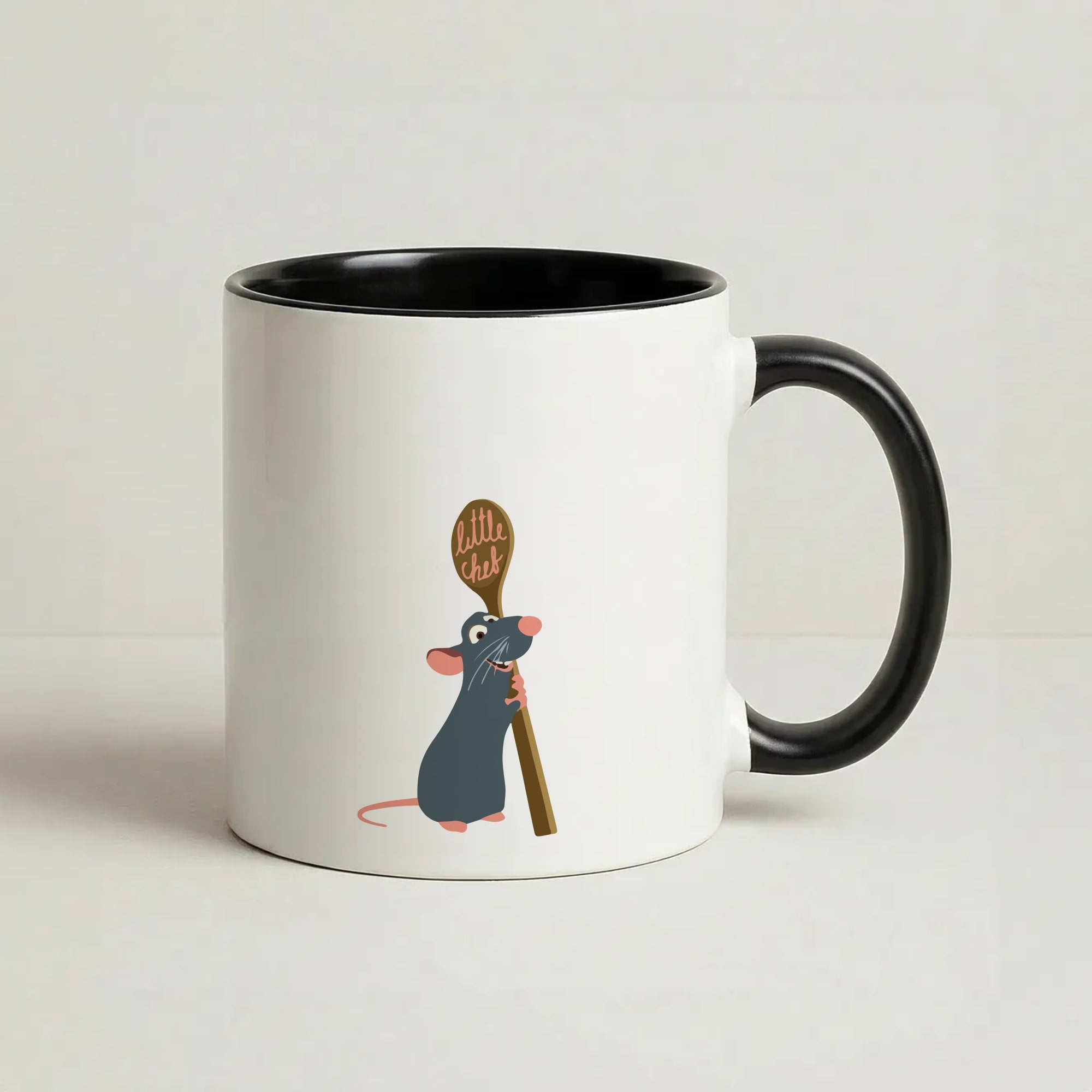Chef Rat Coffee Black Mug