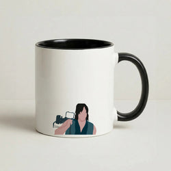 Daryl And His Crossbow - TWD Coffee Black Mug