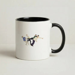 Tug Of War Coffee Black Mug
