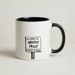 Welcome to Mystic Falls - VD Coffee Black Mug