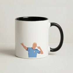 Haaland - Football Coffee Black Mug