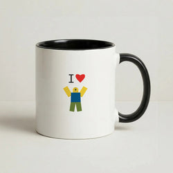 I love Blox Gaming Coffee Black Mug
