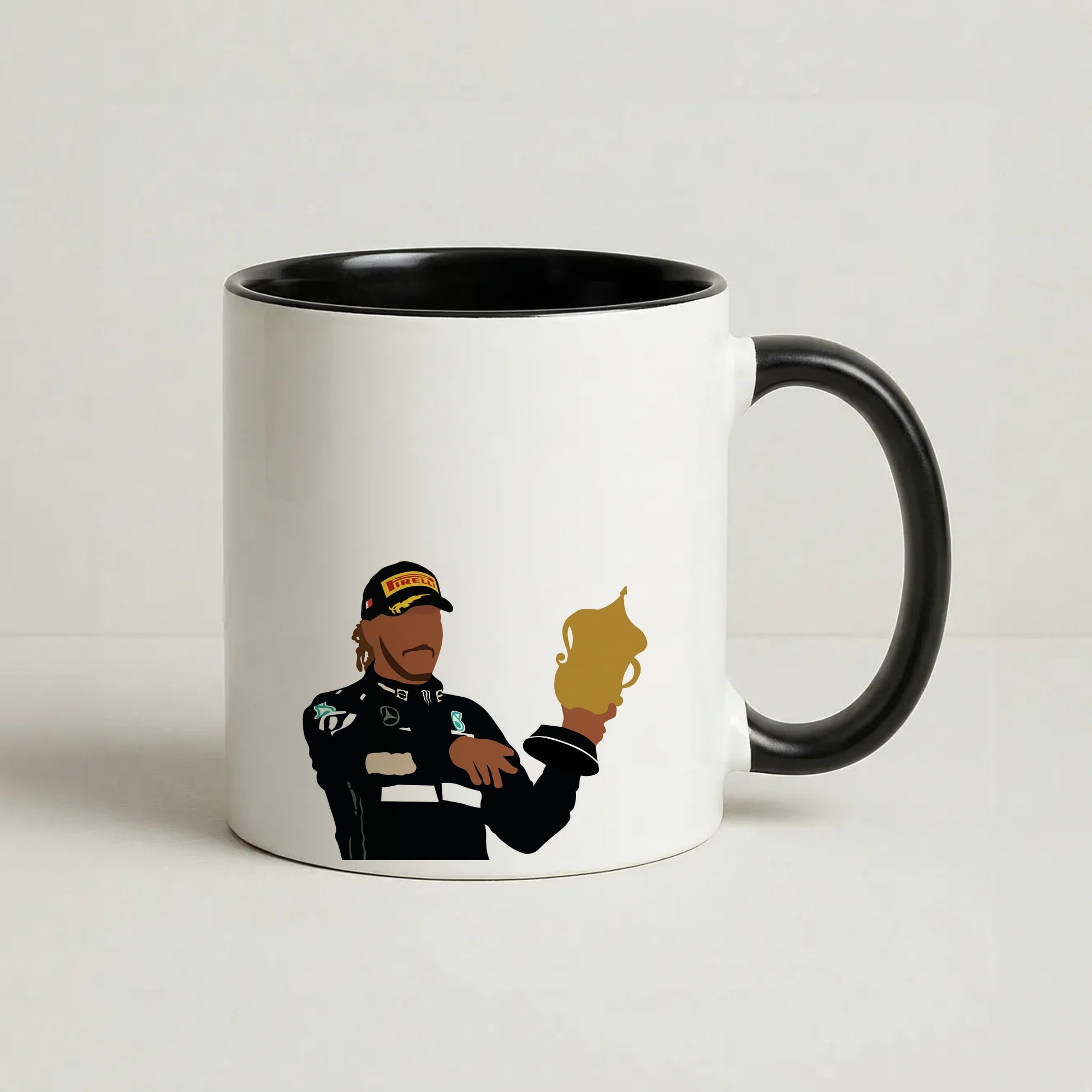 Hamilton - F1 Coffee Black Mug