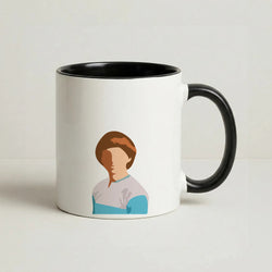 Faceless Will - Stranger Things Coffee Black Mug
