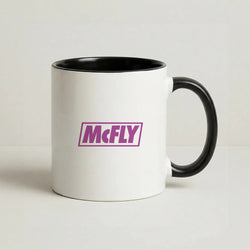 Yellow And Purple - McBand Coffee Black Mug