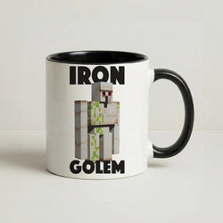 Iron Golem Coffee Black Mug