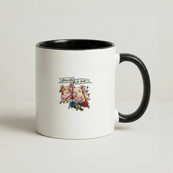 Friends Not Food - Vegan Coffee Black Mug