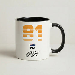 Piastri - F1 Coffee Black Mug