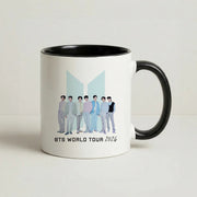 K-Pop Band Tour Pastel Blue Mug 4