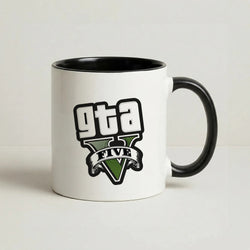 Green Five - Video Game Coffee Black Mug