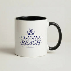 Stripes Cousin Beach Coffee Black Mug