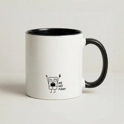 Doodlebob Me Hoy Minoy Coffee Black Mug