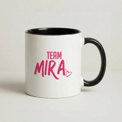 Team Mira Coffee Black Mug