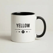 Yellow Music Player Mug 4