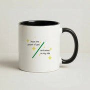 I Have The Power Of God And Anime On My Side - Memes Mug 4