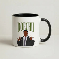 Rapper In Suit Coffee Black Mug