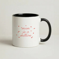 Mum In A Million Coffee Black Mug