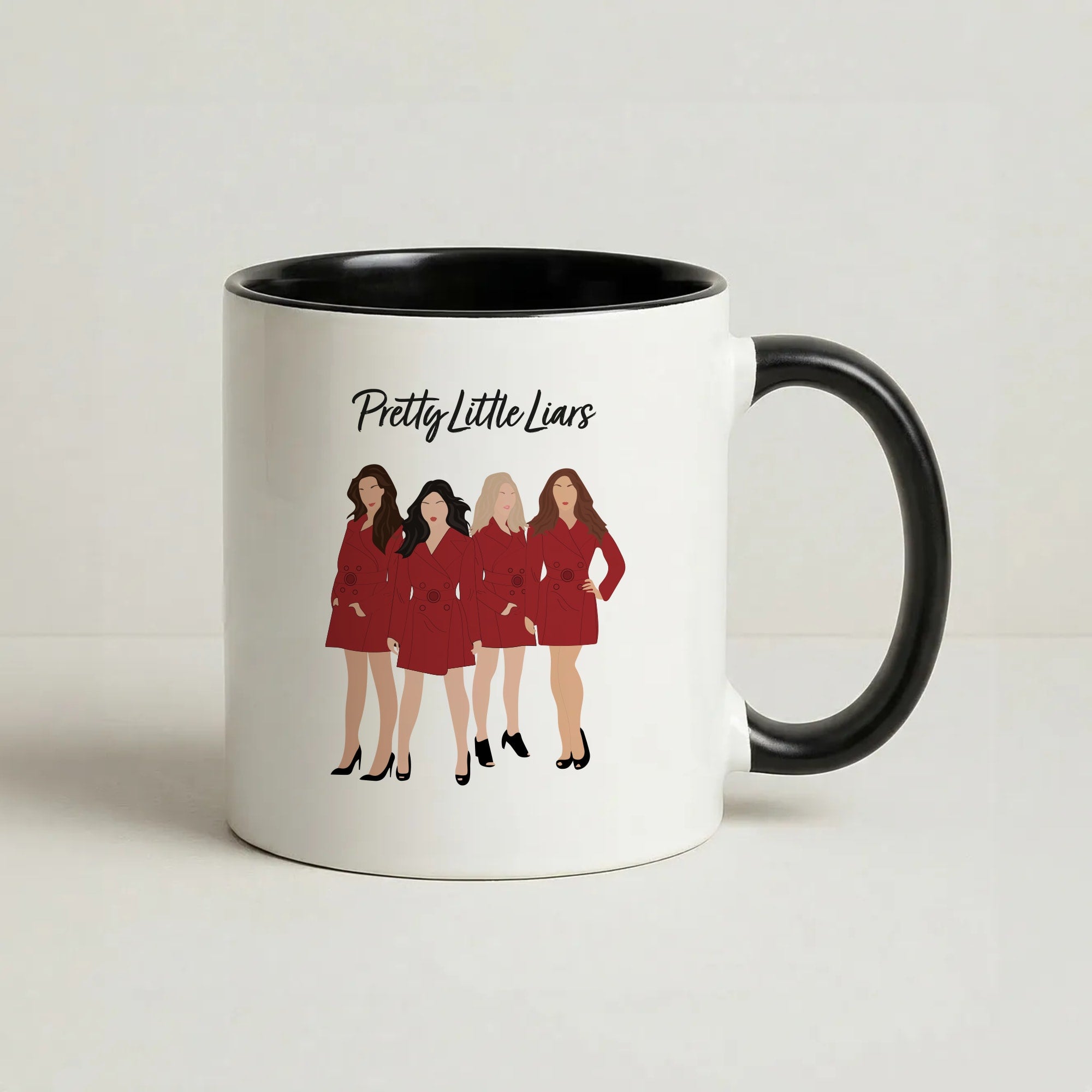 Girls - PLL Coffee Black Mug