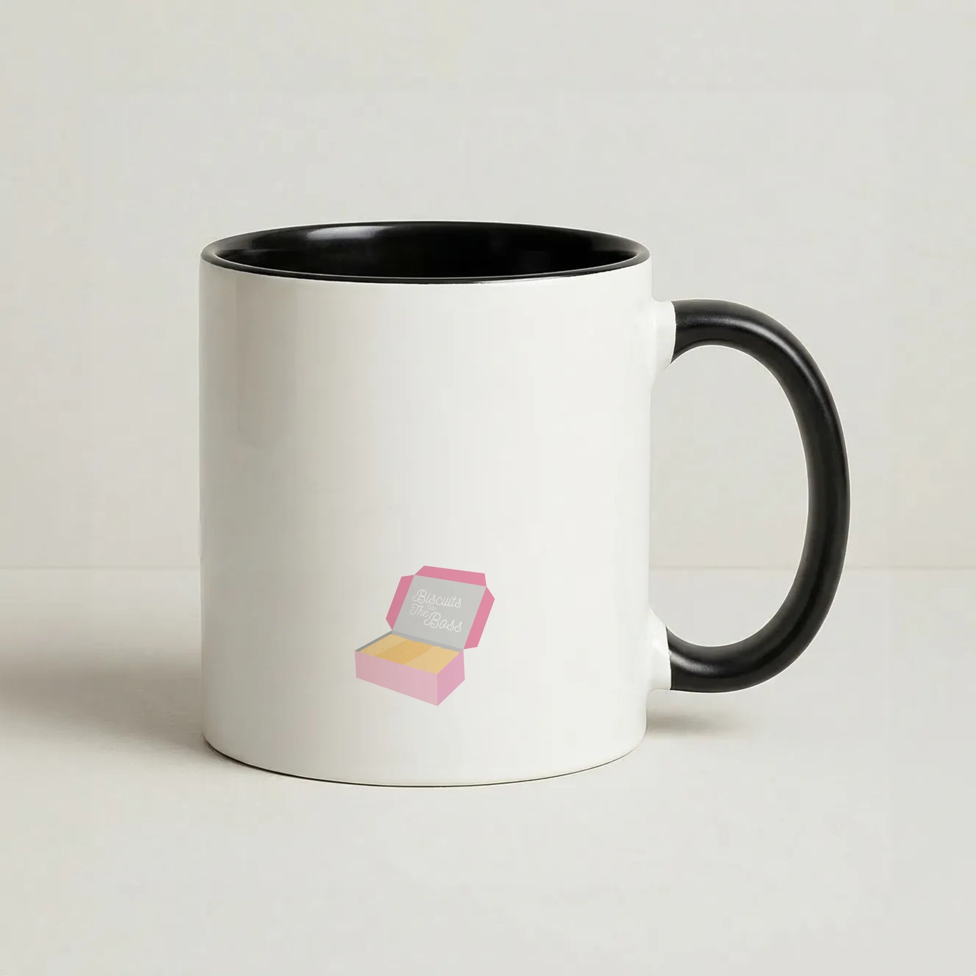 Biscuits Coffee Black Mug