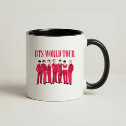 K-Pop Band World Tour 2026 Coffee Black Mug