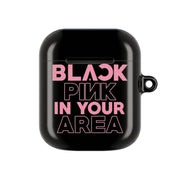 Girl K-Pop Band In Your Area - Black AirPods Case 2