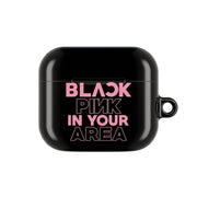 Girl K-Pop Band In Your Area - Black AirPods Case 3