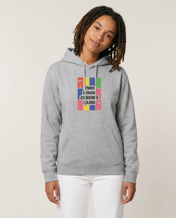 Two Door Cinema Club - Festival Hoodie — Grey Front, worn
