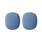 Back to Casics - Blue Gingham Weave AirPods Max Case 3